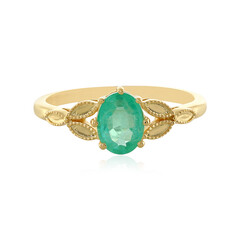 Anello in argento con Smeraldo Russo