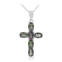 Collana in argento con Quarzo Mistico