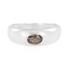 Anello da uomo in argento con Zircone Cannella