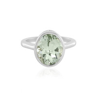 Anello in argento con Ametista Verde