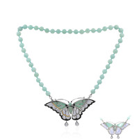 Collana in argento con Agata Blu Lace (Dallas Prince Designs)
