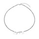 Collana in argento con Ematite Argentata