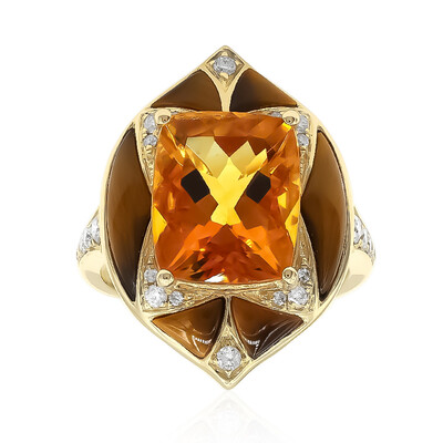 Anello in oro con Citrino (CIRARI)