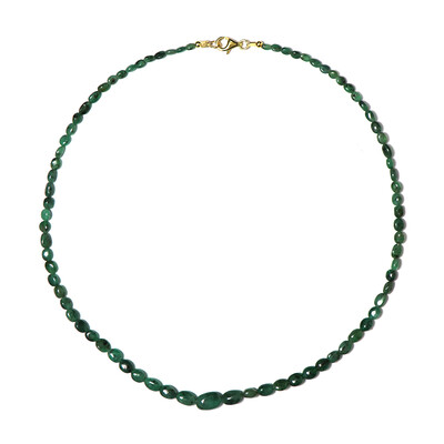 Collana in argento con Smeraldo Zambia (Riya)