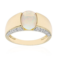 Anello in oro con Opale di Welo