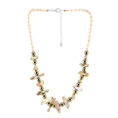 Collana in argento con Perla Keshi (TPC)