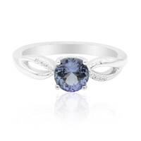 Anello in argento con Tanzanite (non riscaldata)