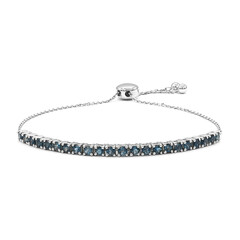 Bracciale in oro con Topazio Blu Londra