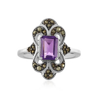 Anello in argento con Ametista del Marocco