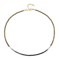 Collana in argento con Ematite Dorata