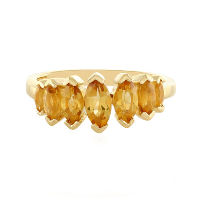 Anello in argento con Citrino