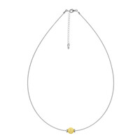 Collana in argento con Ambra Milky Baltica
