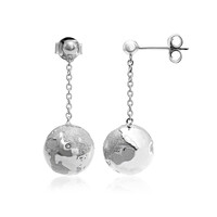 Orecchini in argento con Diamante SI (SOS)