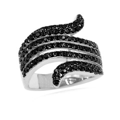 Anello in argento con Spinello Nero