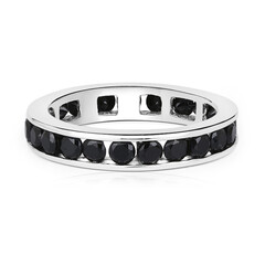 Anello in argento con Spinello Nero