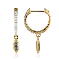 Orecchini in oro con Haüyne