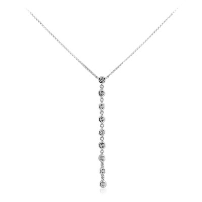 Collana in argento con Topazio Bianco