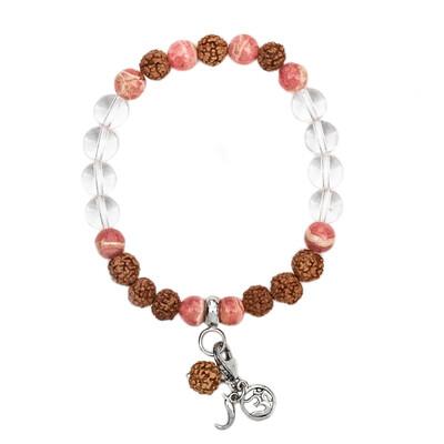 Bracciale in argento con Rodocrosite