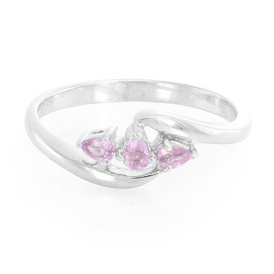 Anello da uomo in argento con Zaffiro Ceylon Porpora (non riscaldato)