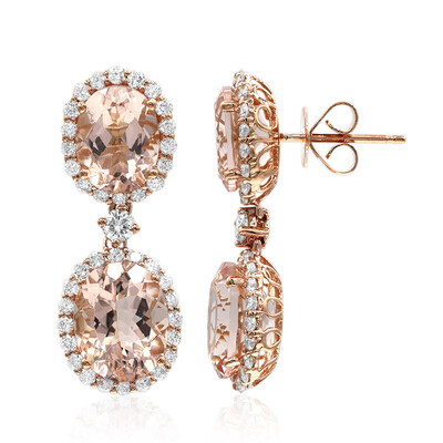 Orecchini in oro con Morganite AAA (CIRARI)