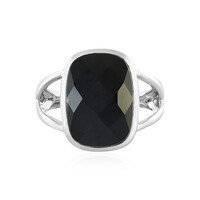 Anello in argento con Onice Nero