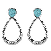 Orecchini in argento con Turchese