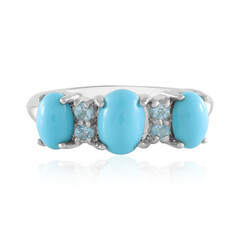 Anello in argento con Turchese Sleeping Beauty (Faszination Türkis)