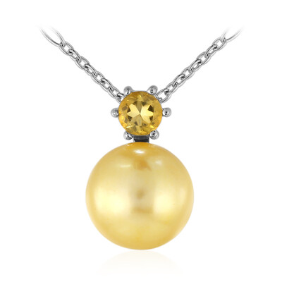 Collana in argento con Perla di Acqua Dolce