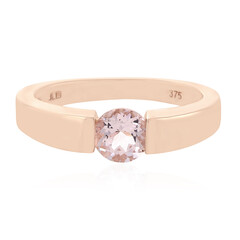 Anello in oro con Morganite
