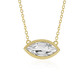 Collana in argento con Topazio Bianco