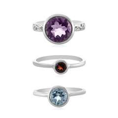 Anello in argento con Ametista Rose de France