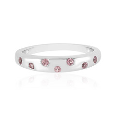 Anello in argento con Granato Malaya