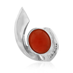 Ciondolo in argento con Agata Rossa