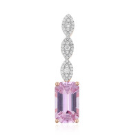 Ciondolo in oro con Kunzite Patroke (AMAYANI)