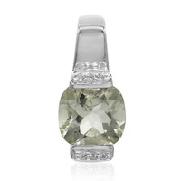 Ciondolo in argento con Ametista Verde