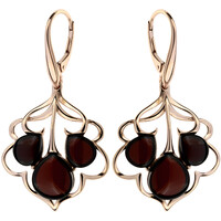 Orecchini in argento con Ambra Baltica