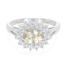 Anello in argento con Ametrina Sunburst
