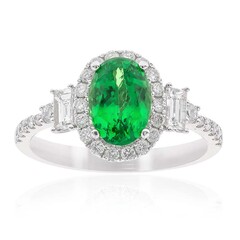 Anello in oro con Tsavorite AAA (CIRARI)