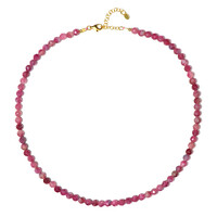 Collana in argento con Tormalina Rosa