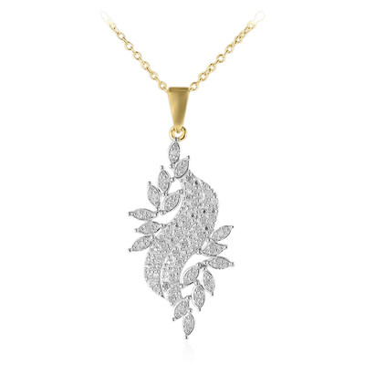 Collana in argento con Diamante I3 (I)