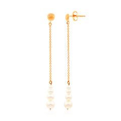 Orecchini in argento con Perla di Acqua Dolce