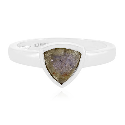 Anello in argento con Labradorite
