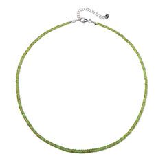 Collana in argento con Demantoide