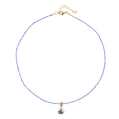 Collana in argento con Tanzanite