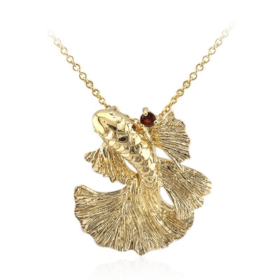 Collana in argento con Granato Mozambico (TPC)
