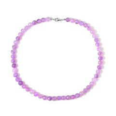 Collana in argento con Quarzo Lavanda
