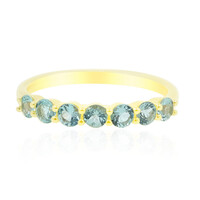 Anello in oro con Tormalina Paraiba Nigeriana
