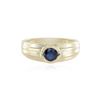 Anello in oro con Zaffiro Blu