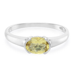 Anello in argento con Berillo Giallo