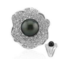 Anello in argento con Perla Tahitiana (TPC)